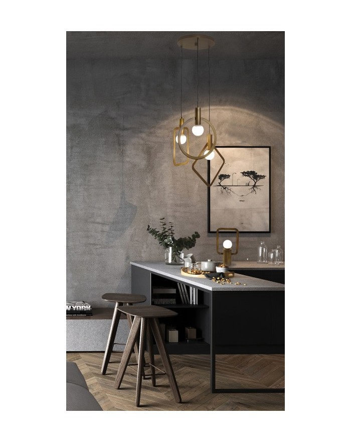 Cartesio sospensione 3 luci...