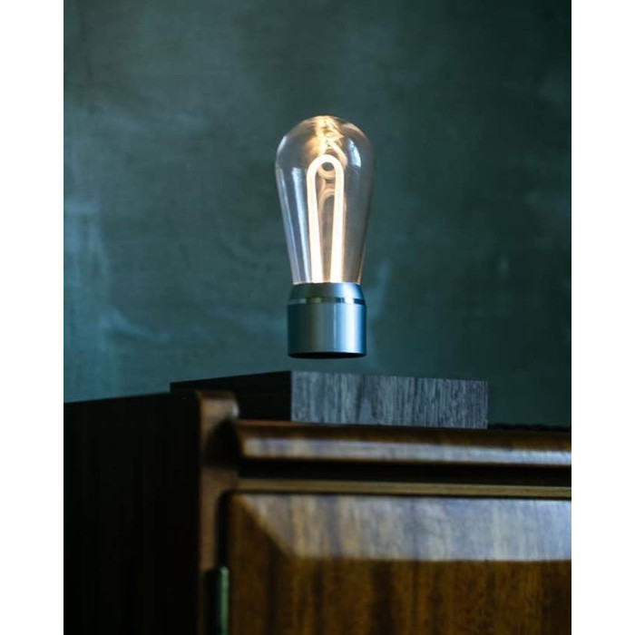 Lampada A Levitazione Magnetica Con Lampadina LED Fluttuante, Controllo Touch, Rotazione 360°, Regalo Decorazione Casa Ufficio